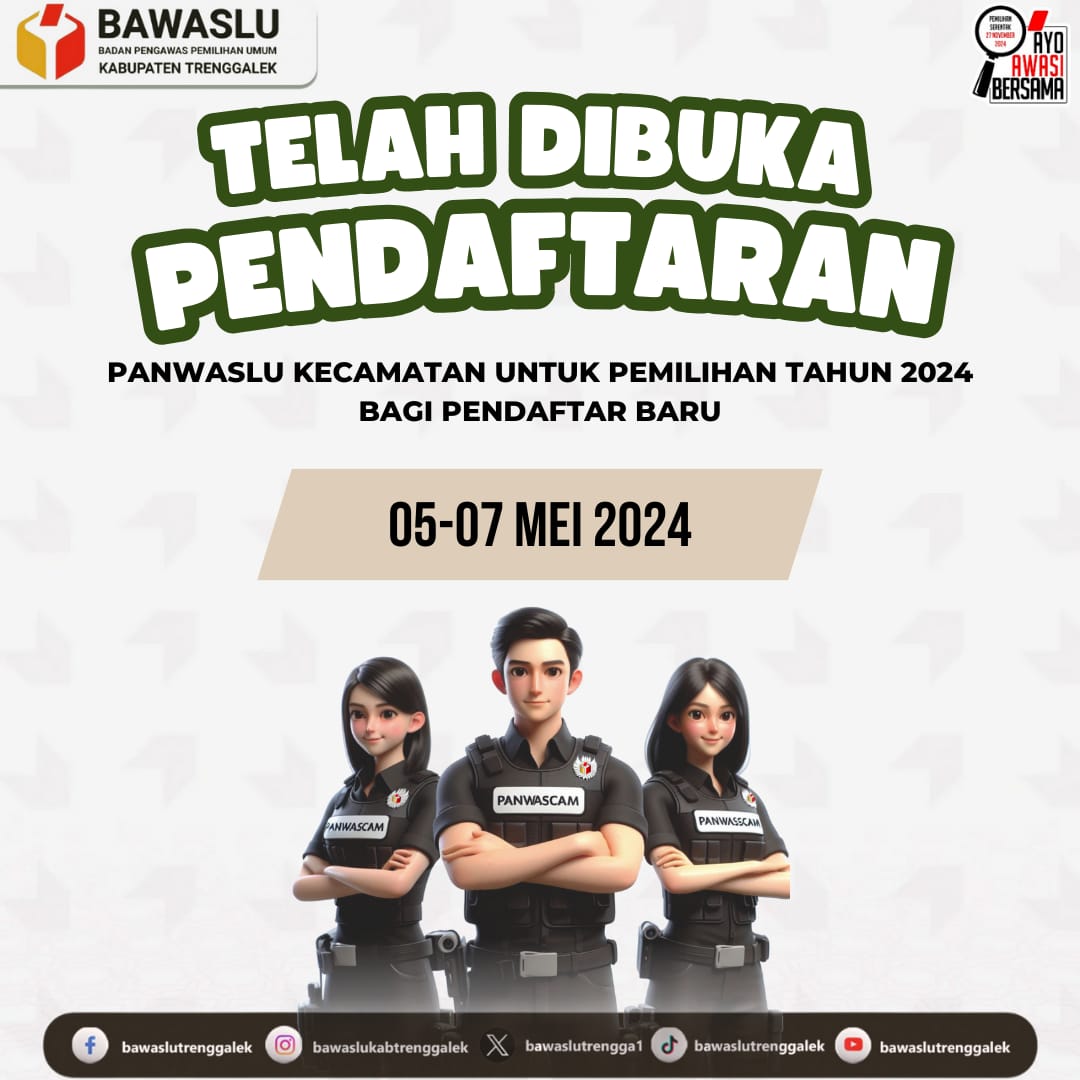 BUKA PENDAFTARAN BARU