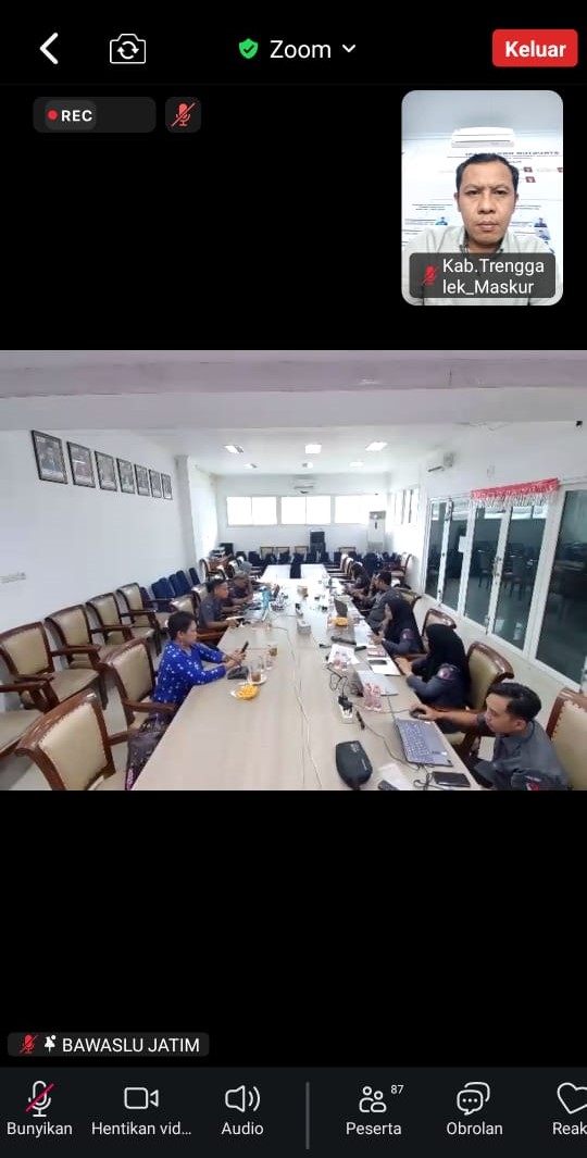 Pembukaan giat daring penyampaian Kebijakan Strategis Pengawasan