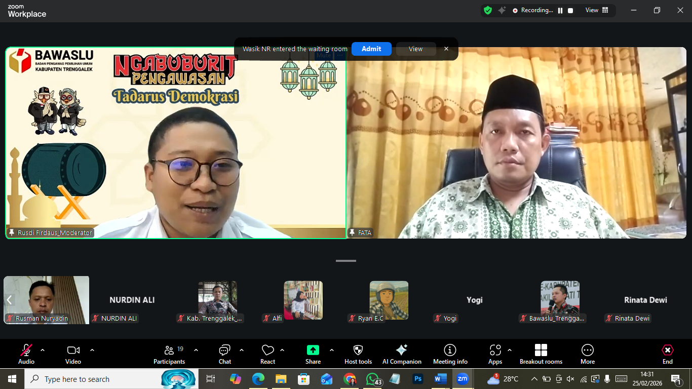 Tadarus Demokrasi Seri 1