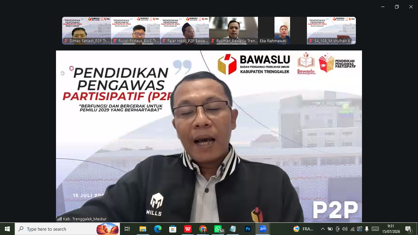Sambutan Imam Maskur P2P