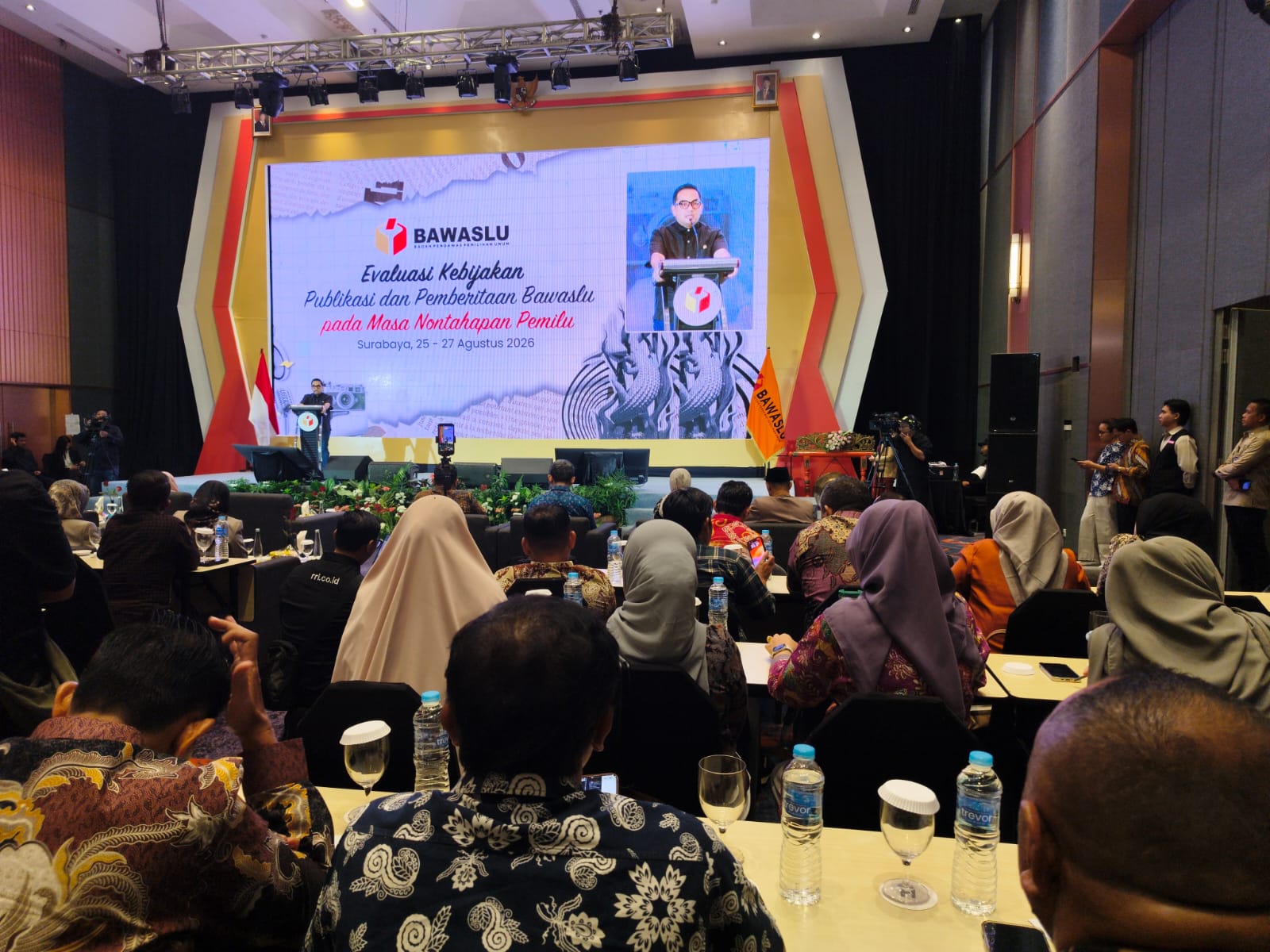 Imam Maskur Hadiri Evaluasi Publikasi dan Pemberitaan Bawaslu di Surabaya
